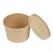 Tapa para vaso bebidas calientes reciclable Colpac papel kraft apta para microondas 225ml y 350ml