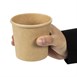 Vaso bebidas calientes reciclable Colpac papel kraft apto para microondas 350ml (Caja 500)