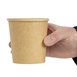 Vaso bebidas calientes reciclable Colpac papel kraft apto para microondas 450ml (Caja 500)