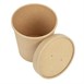 Vaso bebidas calientes reciclable Colpac papel kraft apto para microondas 450ml (Caja 500)