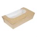 Envase reciclable para ensalada Colpac papel kraft plegable con ventanilla 1000ml (Caja 200)