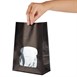 Bolsa reciclable para sándwich Colpac papel negra con ventanilla (Caja 250)