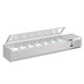 Vitrina frigorífica Polar G con tapa 7 x 1/4GN