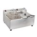 Freidora doble Buffalo - 2x5Ltr 2x2,8kW