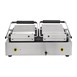 Grill de contacto doble placa izquierda plana / placa derecha estriada Buffalo
