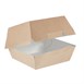 Envase compostable de hamburguesa Colpac papel kraft grande 135mm (Caja 250)