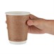 Vaso compostable bebidas calientes Vegware doble pared 340ml (Caja 500)