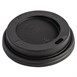 Tapa negra para vasos bebidas calientes Fiesta 225ml (Caja 1000)