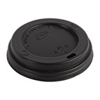 Tapa negra para vasos bebidas calientes Fiesta 340ml y 455ml (Caja 1000)
