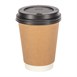 Tapa negra para vasos bebidas calientes Fiesta 340ml y 455ml (Caja 1000)