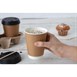 Tapa negra para vasos bebidas calientes Fiesta 340ml y 455ml (Caja 1000)