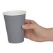 Vaso de una sola pared para bebidas calientes color carbón Fiesta 340ml (Caja 1000)
