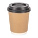 Vaso doble pared para bebidas calientes papel kraft Fiesta 225ml (Caja 25)