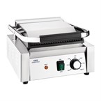 Grill de contacto Nisbets Essentials parte superior estriada