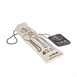 Juego cubertería de cáscara de arroz reutilizable - Cuchillo, tenedor, cuchara en bolsa de yute.