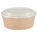 Recipiente reciclable Colpac papel kraft con tapa 700ml (Caja 150)