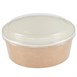 Recipiente reciclable Colpac papel kraft con tapa 700ml (Caja 150)