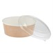 Recipiente reciclable Colpac papel kraft con tapa 700ml (Caja 150)