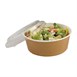 Recipiente reciclable Colpac papel kraft con tapa 700ml (Caja 150)
