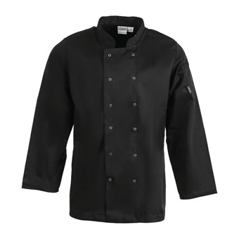 Chaqueta cocina Whites Vegas manga larga negra