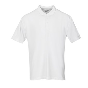 Polo unisex blanco