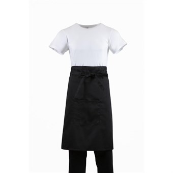 Delantal camarero normal Whites negro