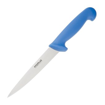Cuchillo de filetear Hygiplas 15cm azul