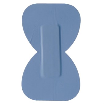 Tiritas estándar para las puntas de los dedos, azules