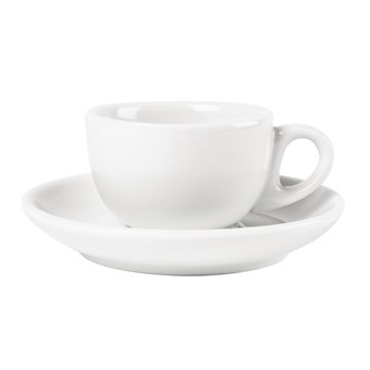 Tazas espresso blancas 85ml Olympia
