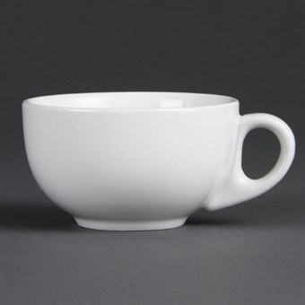 Tazas de capuchino blancas 200ml Olympia