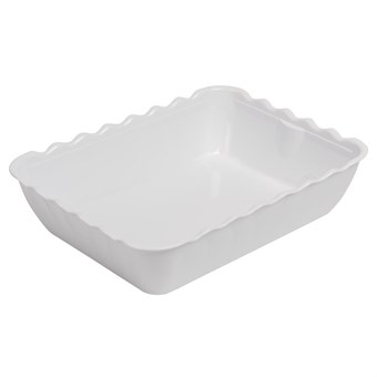 Ensaladera de melamina Kristallon 4,25L blanca