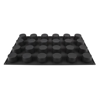 Molde de pastelería antiadherente de silicona 24 muffins Pavoflex
