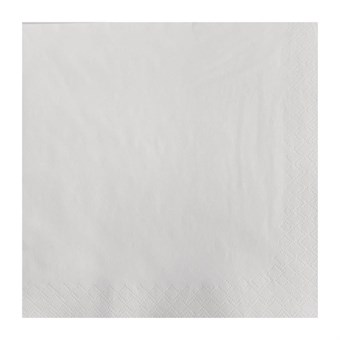 Servilletas de tisú profesionales blancas Fasana 400 x 400mm