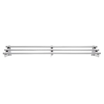 Estante tubular acero inoxidable Vogue 1500mm