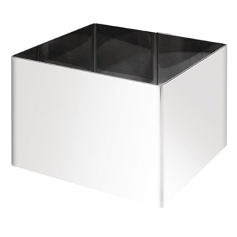 Moldes para mousse cuadrados Vogue 80 x 80mm extra profundidad