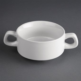 Tazones de consomé apilables Athena Hotelware 290ml