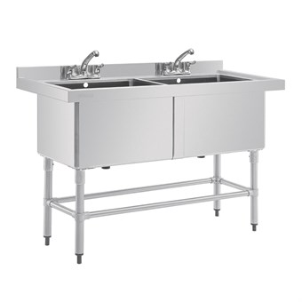 Fregadero doble profundo 1410 x 600 Vogue