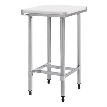 Mesas de acero inox con tabla de corte Vogue