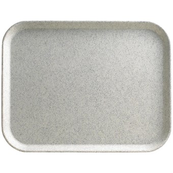 Bandeja Cambro Versa Lite poliéster en moteado ahumado