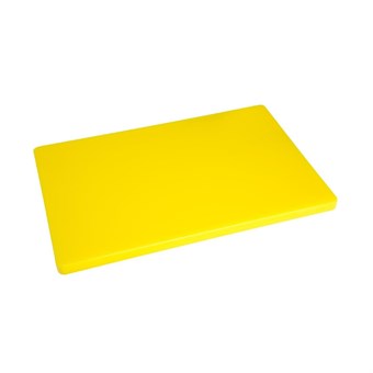 Tabla de cortar extra gruesa Hygiplas de baja densidad amarilla