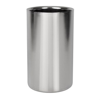 Enfriador de botellas de acero pulido