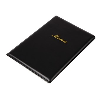 Portamenús PVC Olympia negro