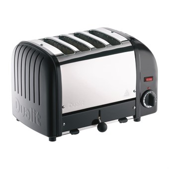 Tostadora para pan 4 rebanadas negra Dualit