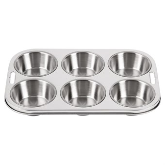 Bandeja profunda para 6 magdalenas Vogue
