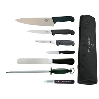 Juego de cuchillos Victorinox, Hygiplas y Vogue cuchillo cocina 216mm