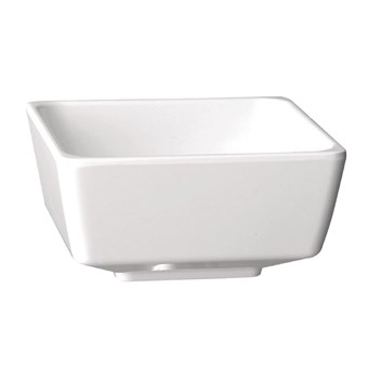 Bol cuadrado APS Float blanco 250mm