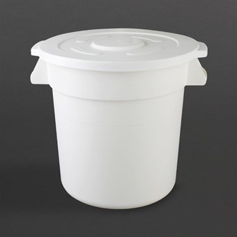 Contenedor grande redondo Vogue blanco