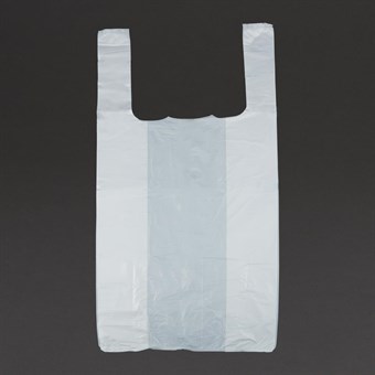 Bolsas de plástico blancas