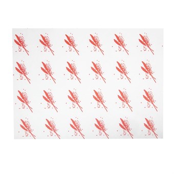 Papel hamburguesas rojo