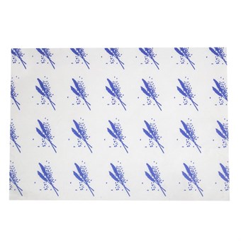 Papel hamburguesas azul